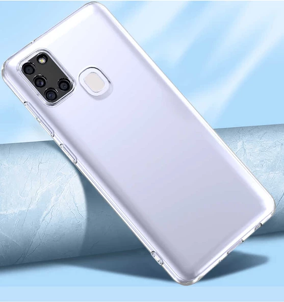 Galaxy A21S Kılıf Zore Kamera Korumalı Süper Silikon - Resim 8