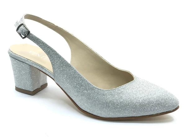 Ventes 24-1006 41-42 numara Kadın Topuklu ayakkabı - Resim 7