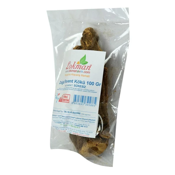 Doğal Saf Ravent Kökü 1.Kalite Rhubarb 100GR - 3