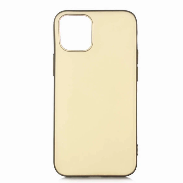 Apple iPhone 12 - Kılıf Mat Renkli Esnek Premier Silikon Kapak