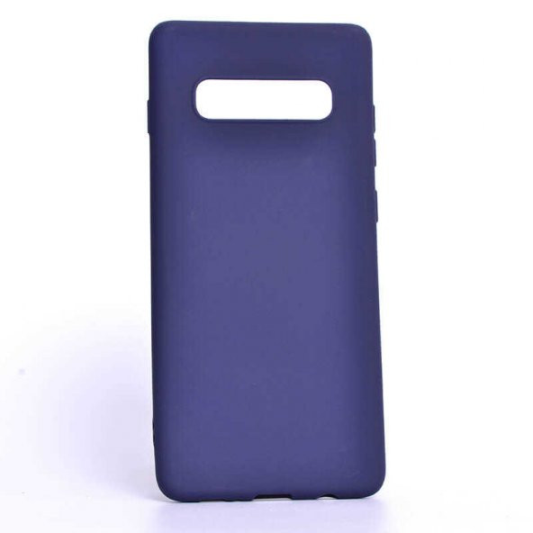 Samsung Galaxy S10 - Kılıf Mat Renkli Esnek Premier Silikon Kapak - 6