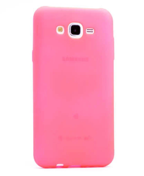 Samsung Galaxy J7 Core - Kılıf Mat Renkli Esnek Premier Silikon Kapak