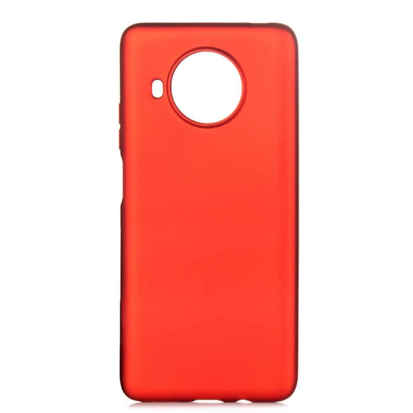 Xiaomi Redmi Note 9 Pro 5G - Kılıf Mat Renkli Esnek Premier Silikon Kapak