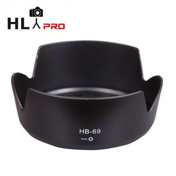 Hlypro Nikon 18-55 G VR II için HB-69 Parasoley