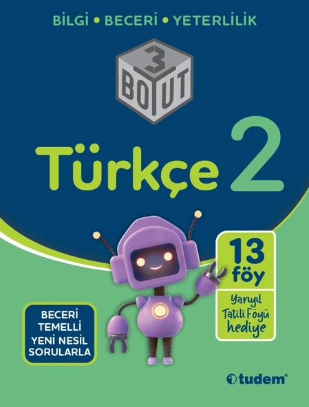 Tudem 2.Sınıf 3 Boyut Türkçe
