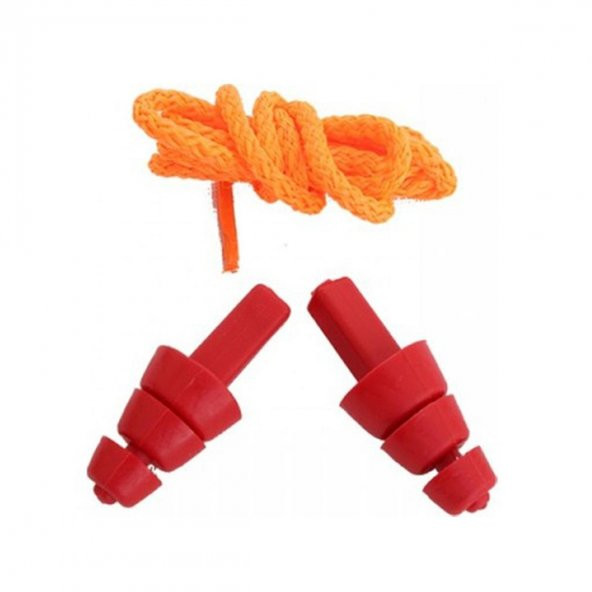 2411-T- Tekstil Tipi Antialerjik Yıkanabilir Kulak Tıkacı 25 Çift - Resim 3