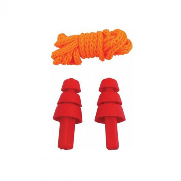 2411-T- Tekstil Tipi Antialerjik Yıkanabilir Kulak Tıkacı 25 Çift - Resim 6