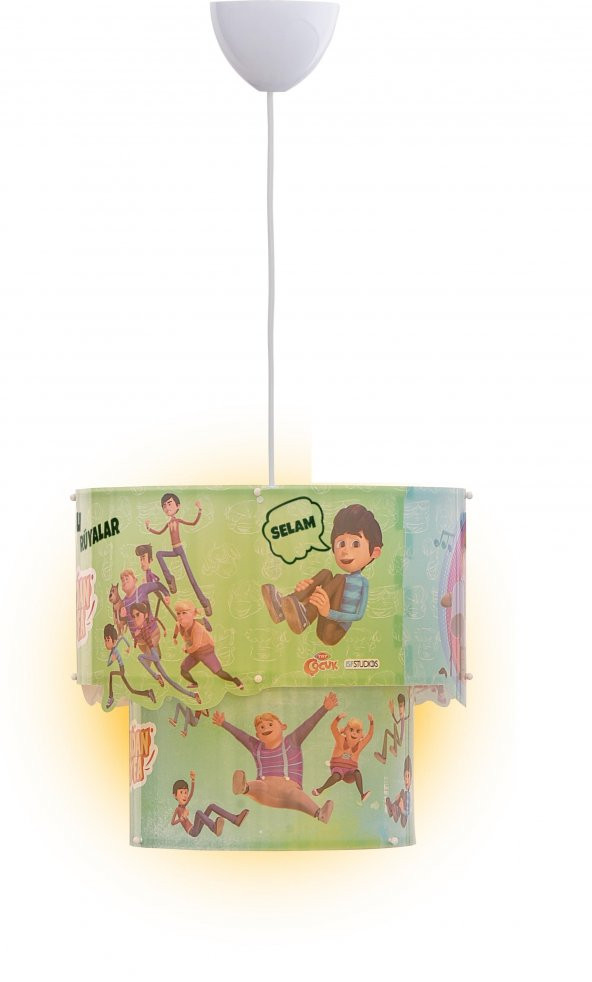 YKC Rafadan Tayfa Çocuk Odası Sihirli Tavan Lambası Sarkıt-Lisanslı - 2