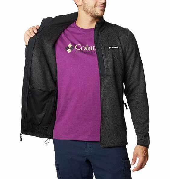 Columbia Sweater Weather™ Erkek Tam Fermuarlı Polar Üst AO9710-010 - Resim 5