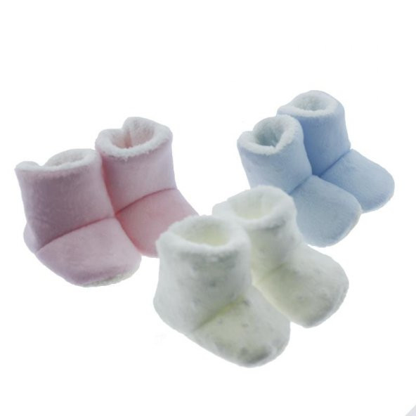 Yeni Doğan Bebek Patiği Panduf Patik Kaydırmaz Taban - 3