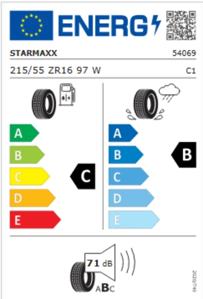 Starmaxx Ultrasport ST760 215/55ZR16 97W RF Oto Yaz Lastiği (Üretim Yılı: 2025) - Resim 2