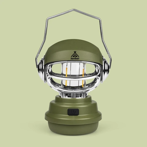 Robot USB Şarj Edilebilir El Feneri Çadır Fener Su Geçirmez Taşınabilir Kamp Feneri - 4