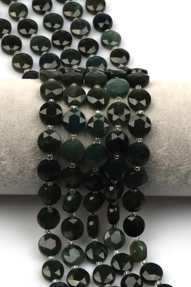 Akik Doğal Taş Dizi 5 x 10 mm Yassı Kesim