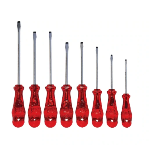 İzeltaş 4100 00 8108 Kraft Seri Düz Uçlu Tornavida Seti 8 Parça - Resim 2