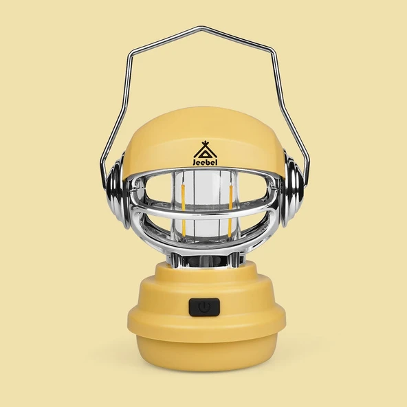 Robot USB Şarj Edilebilir El Feneri Çadır Fener Su Geçirmez Taşınabilir Kamp Feneri - 8