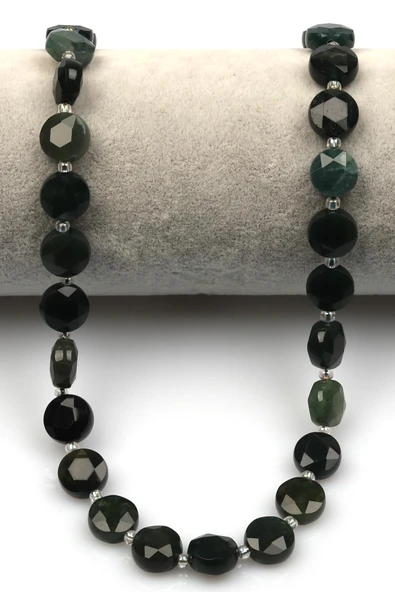 Akik Doğal Taş Dizi 5 x 10 mm Yassı Kesim - 2