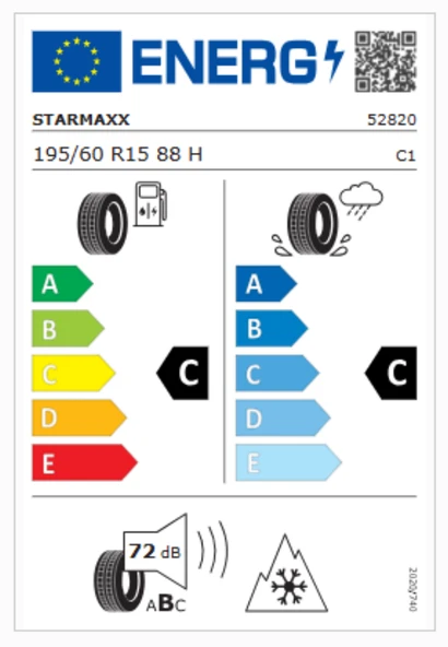 Starmaxx Maxx Out ST582 195/60R15 88H M+S 3PMSF Oto 4 Mevsim Lastiği (Üretim Yılı: 2025) - Resim 2