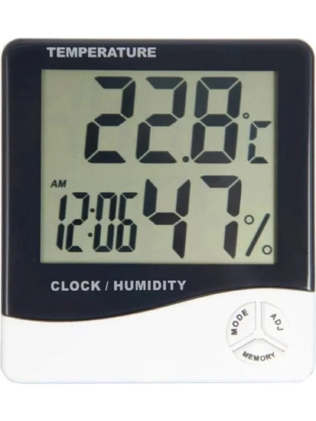 Farissu Dijital Ekranlı Termometre Saat - 5