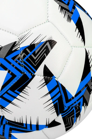 Telvesse Futbol Topu Europe Ligi Pompalı Set Dayanıklı Sert Zemin Halı Saha Futbol Topu Mavi 100 - 8