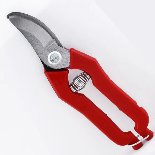 Bağ Makası Bahçe Bitki Çiçek Gül Ağaç Üzüm Filiz Çubuk Çıbık Dal Budama Kesme Bıçkı Makas 18 cm - 4