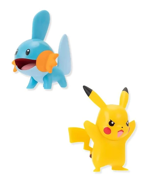 Pokemon Sürpriz Saldırı Oyunu Pikachu ve Mudkip Seti PKW3652 - 3