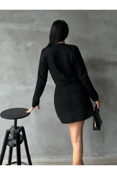 KALP DÜĞMELİ ETEKLİ Triko Takım, Alt Üst Takım - 9