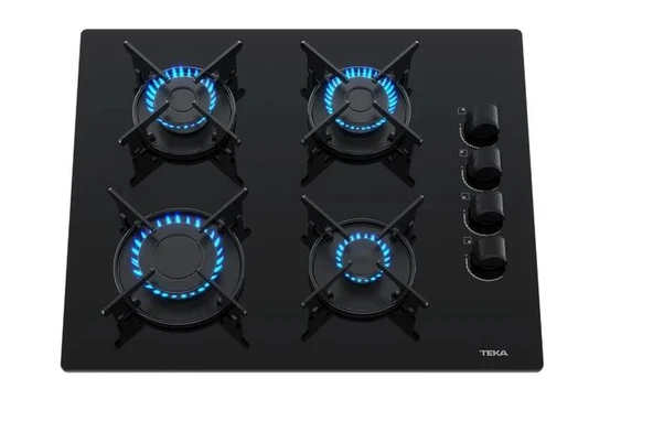 Teka Gbe 64002 Kbc Bk Krıstal Cam Gazlı Ocak 4 Gözlü - 4