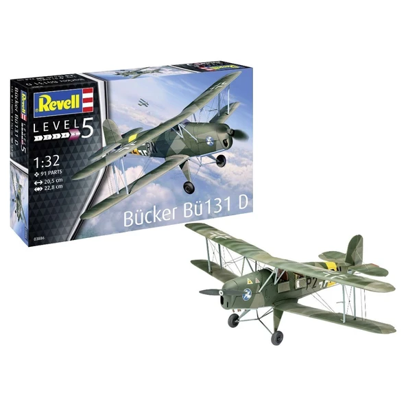 Revell 1:32 Bücker Bü131 D