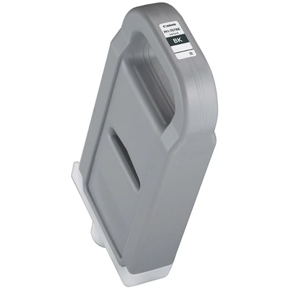 Feyza Bilişim Canon PFI-707 BK (Photo Black) Fotoğraf Siyahı Plotter Orijinal Mürekkep Kartuş 700 ml (9821B001)