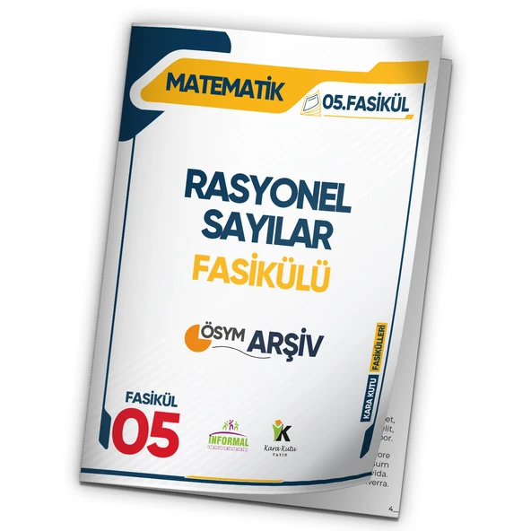 2025 TYT Matematik Kara Kutu Rasyonel Sayılar ÖSYM Çıkmış Soru Bankası Modüler Set Çözümlü 5.Fasikül