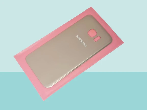Samsung Galaxy S7 Edge Uyumlu Arka Kapak Batarya Kapağı - GOLD