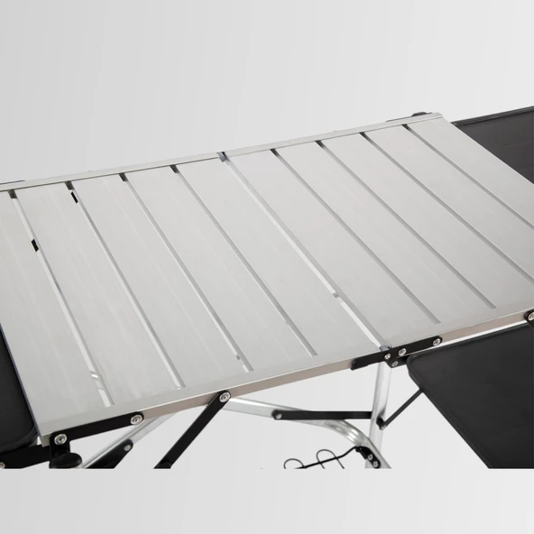 FUNKY CHAIRS Portatif Katlanabilir Alüminyum Kamp Mutfak Standı - 5