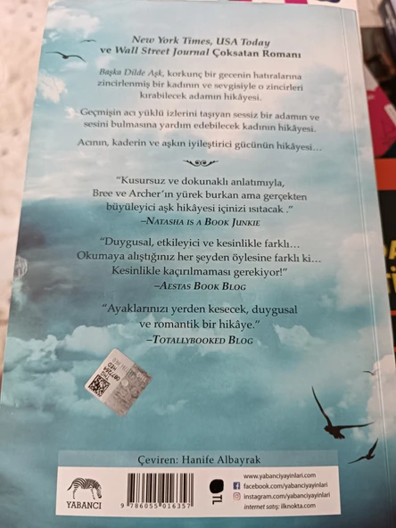 Başka Dilde Aşk Mia Sheridan  YABANCI YAYINLARI - 3