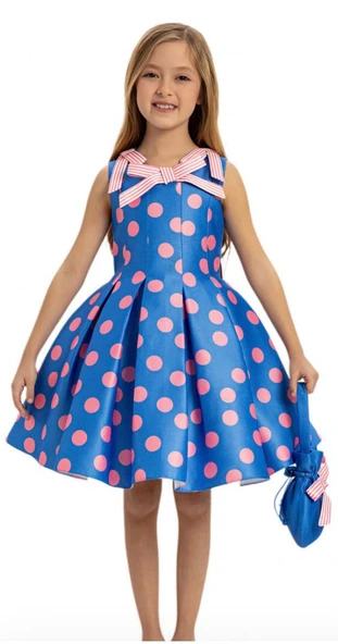 PAMİNA  Puanlı kız çocuk elbise çanta - 2