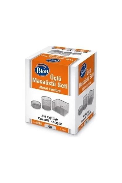 Bion 3'Lü Perfore Set Tepside Premium Renkler Altın-Gümüş-Bakır 9305 - 2
