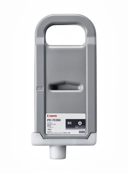 Feyza Bilşim Canon PFI-703 BK (Photo Black) Fotoğraf Siyah Plotter Orijinal Mürekkep Kartuş 700 ml. (2963B001) - Resim 2