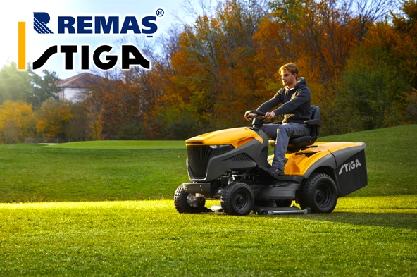 Stiga ESTATE PRO 9122 WX 4x4 Hidrostatik Honda GXV690 Benzinli Çim Biçme Traktörü - 5