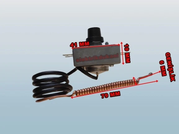 ENDER Gazlı Emniyet Termostadı Sabit 110 Derece 4 Kontaklı - Resim 2