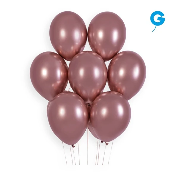 Balon Krom 13" 50li Rose Gold Gemar