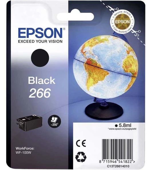 Tonersepeti Epson T266-C13T26614010 Siyah  Kartuş