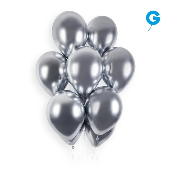 Balon Krom 13" 50li Gümüş Gemar