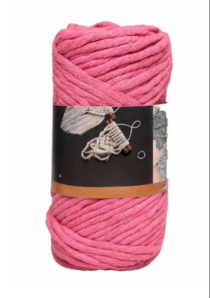 Pamuk Makrome 2 mm Şeker Pembe