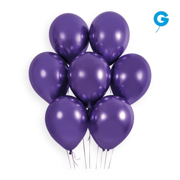 Balon Krom 13" 50li Mor Gemar