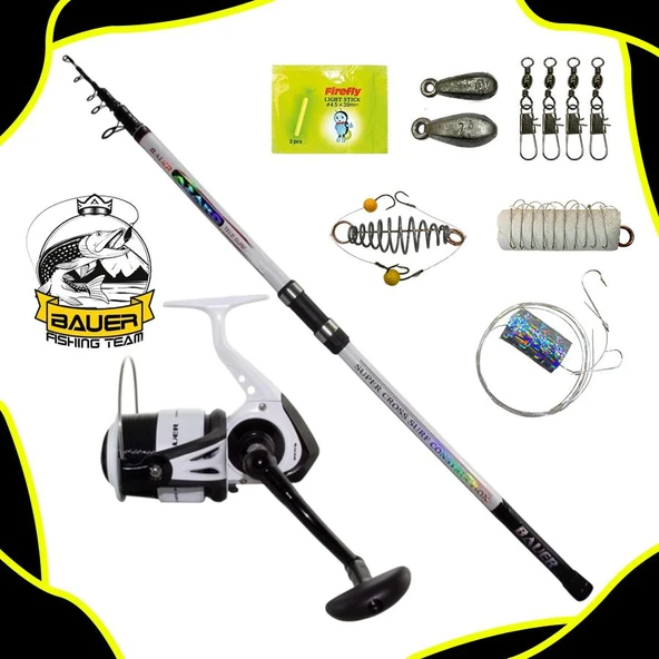 Bauer Surya 7000 Azard 420 Cm 100-200 Gr Surf Olta Takımı Seti