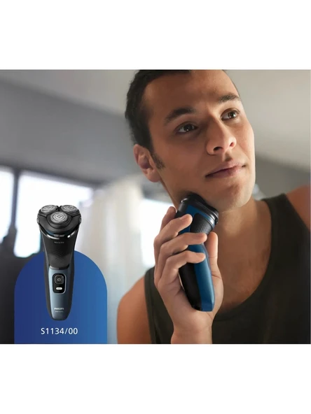 Philips 1000 Serisi Tıraş Makinesi-Sıfır Tıraş,Su Geçirmez,Esnek Başlık S1134/00 - 2