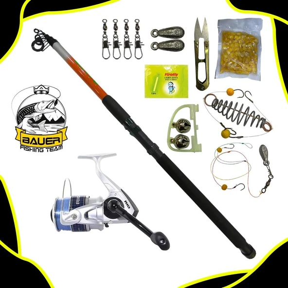 Bauer Rio 6000 Maxus 300 Cm 100-200 Gr Tatlı Su Olta Takımı Seti