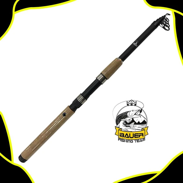 Yuweishi TS 3000 Bauer Pulsar 270 Cm 10-30 Gr Tele Spin Olta Takımı Seti - Resim 3