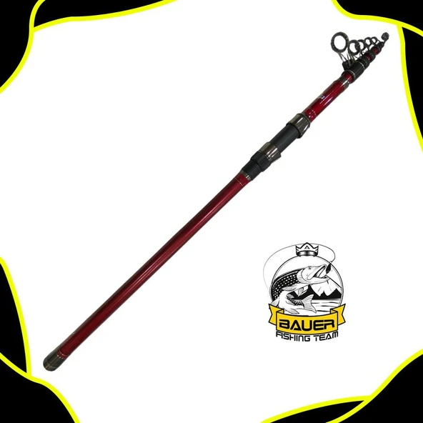 Bauer RPX 8000 Pro Red 420 Cm 100-250 Gr Surf Olta Takımı Seti - 3