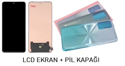 Xiaomi Mİ 10T PRO LCD Ekran + Arka Kapak GRİ