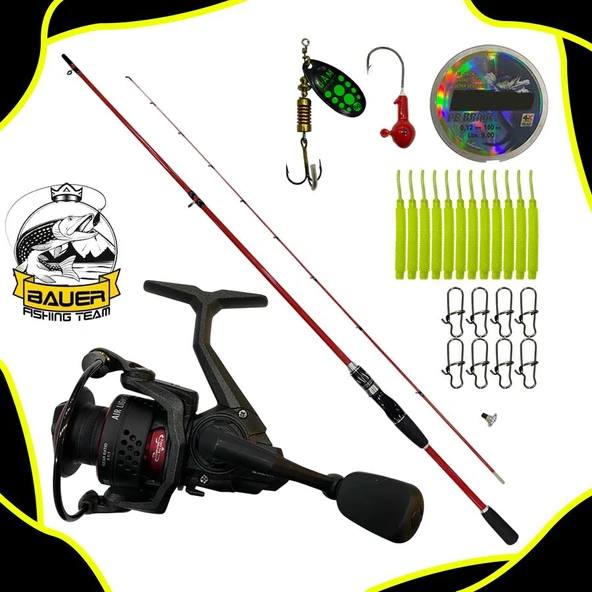 Bauer Air Light 2000 Raft Rod 210 Cm 1-7 Gr LRF Olta Takımı Seti